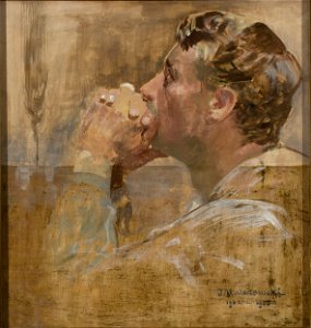 Jacek Malczewski - Praying man - MP 1906 MNW - National Museum in Warsaw