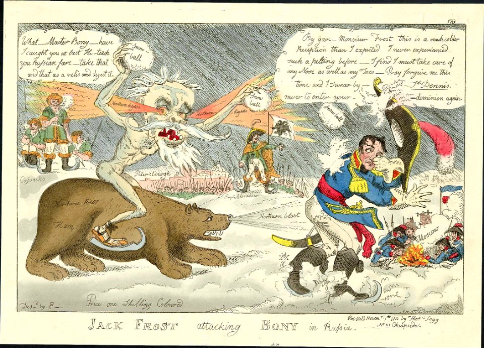 JACK FROST attacking BONY in Russia (NAPOLEON 135)