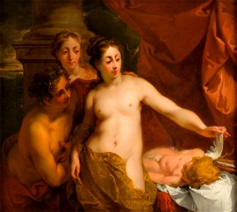Jacob de Wit - Venus, Bacchus en Ceres met slapende Amor - 4632 - Rijksmuseum Twenthe