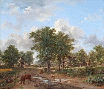 Jacob Abels en P.G. van Os - Boerenerf