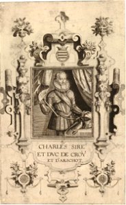 Jacob de Bie - Portrait of Charles Sire et Duc de Croÿ et D'Arschot