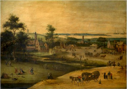 Jacob Grimmer - Village on the Scheldt