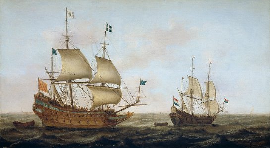 Jacob Gerritz. Loef - Frans oorlogsschip