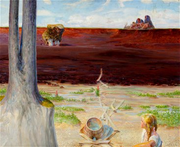 Jacek Malczewski - My life – left section of the triptych - MP 378 MNW - National Museum in Warsaw