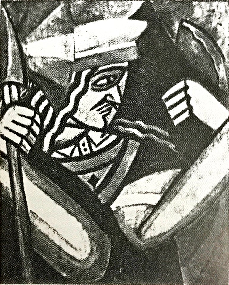 Jack of Diamonds (Rozanova, 1915)