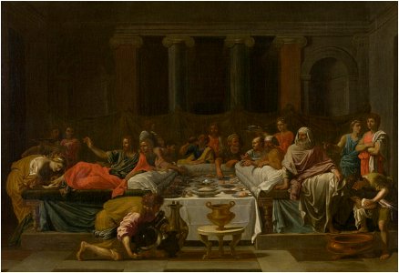 Jacob Herreyns I - Scenes from the Life of Christ - Mary Magdalene washing the feet of Jesus