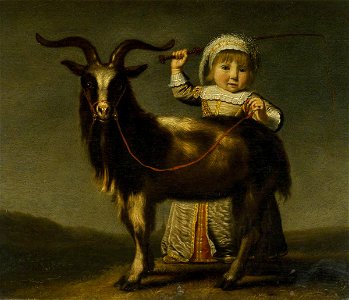 Jacob Gerritsz. Cuyp (1594-1651) (follower of) - A Child with a Goat - 446743 - National Trust