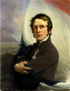 Jacob Hobein (1810-1888). Redder der Nederlandse vlag onder vijandelijk vuur, 18 maart 1831 Rijksmuseum SK-A-1371