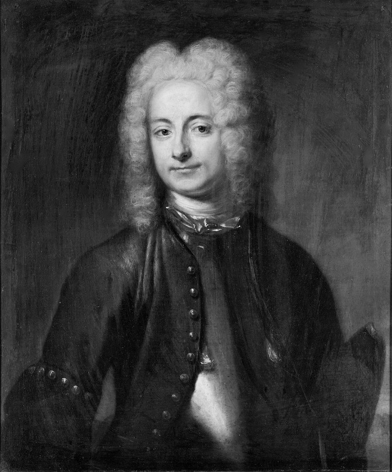 Jacob Danckwardt-Lillieström, 1693-1759, löjtnant, ryttmästare, gift med 1 - Nationalmuseum - 39265