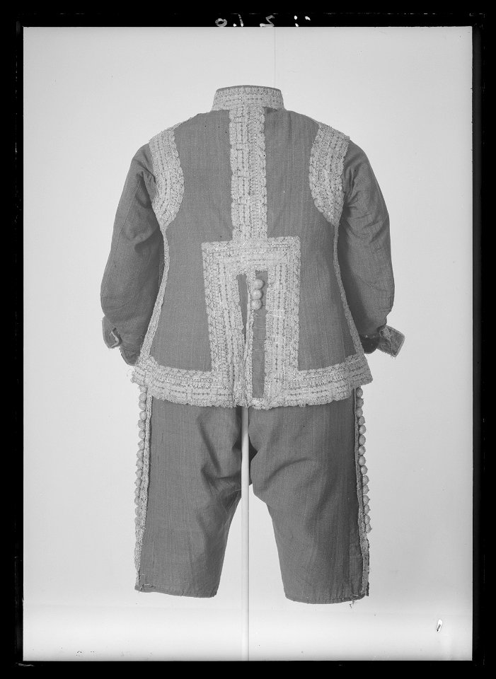Jacka av brun kamlott - Livrustkammaren - 52724
