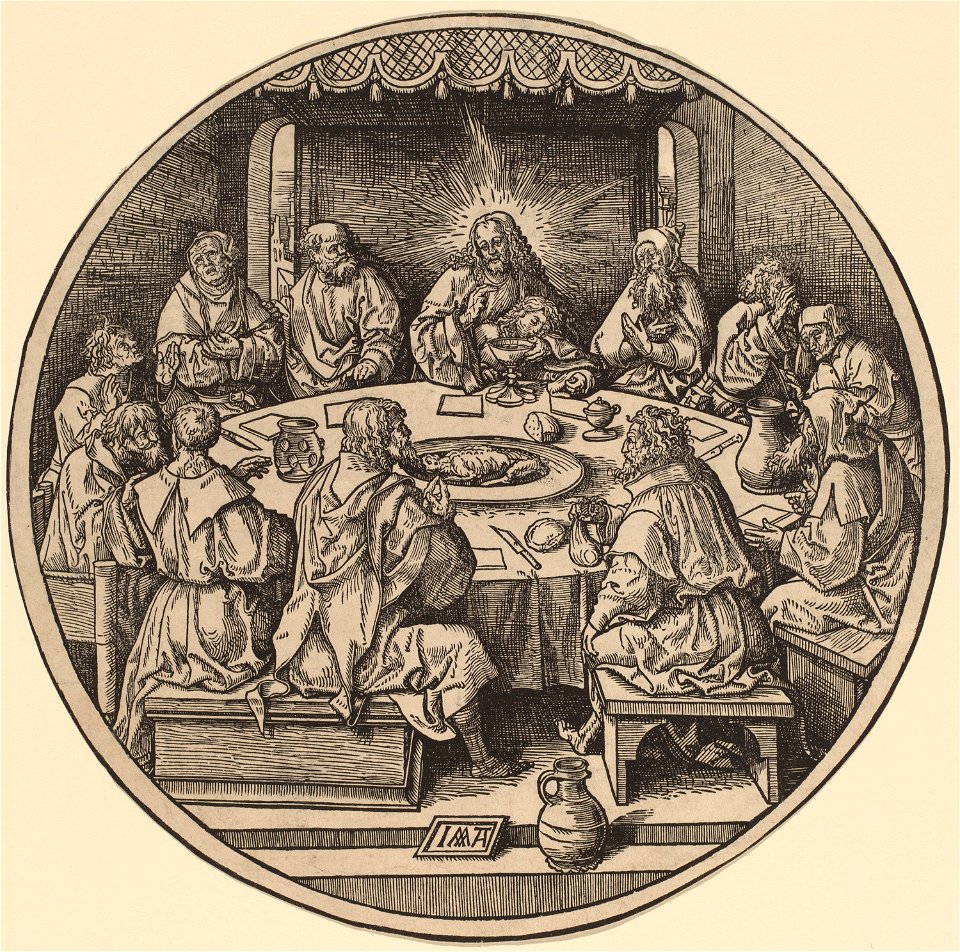 Jacob Cornelisz van Oostsanen after Albrecht Dürer - The Last Supper