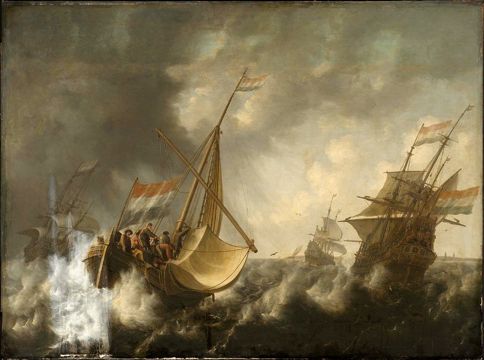 Jacob Adriaensz. Bellevois - Ships in a Storm - 07.499 - Museum of Fine Arts