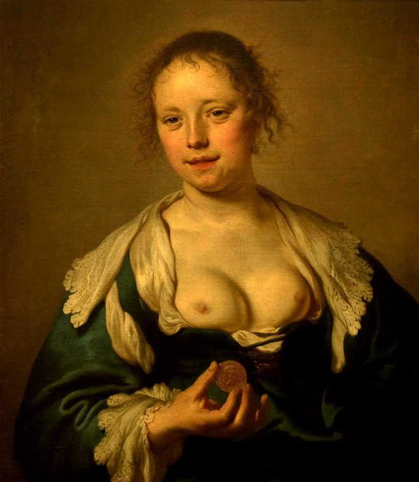 Jacob Adriaensz Backer (1608-1651) - Courtisane (1640) - Lissabon Museu Nacional de Arte Antiga 19-10-2010 16-12-97