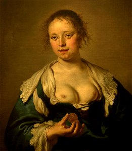 Jacob Adriaensz Backer (1608-1651) - Courtisane (1640) - Lissabon Museu Nacional de Arte Antiga 19-10-2010 16-12-97