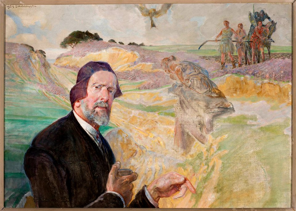 Jacek Malczewski - Self-portrait with a Polish road - MP 1164 - National Museum in Warsaw