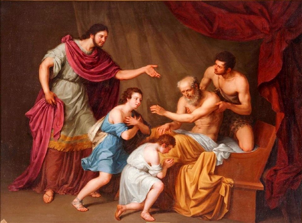 Jacob bendice a Efraín y Manasés (Real Academia de Bellas Artes de San Fernando)