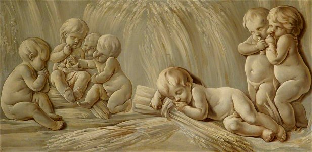 Jacob de Wit (1695-1754) (style of) - Two of the Four Seasons, Summer - 1530087.2 - National Trust