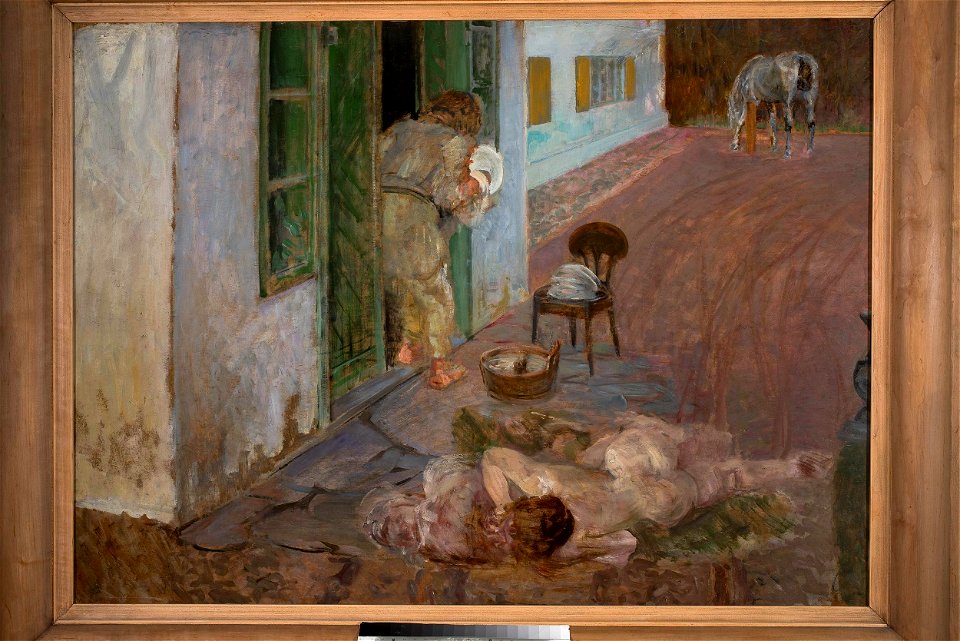 Jacek Malczewski - Zmywanie naczyń. Wielgie