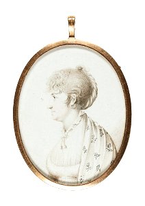 Jacob Axel Gillberg - Eva Katarina Gahn f Svedenstjerna (1754-1836), Insatt i samma medaljong som 286a - NMB 286b - Nationalmuseum