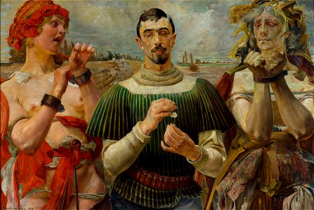 Jacek Malczewski, Hamlet Polski - Portret Aleksandra Wielopolskiego