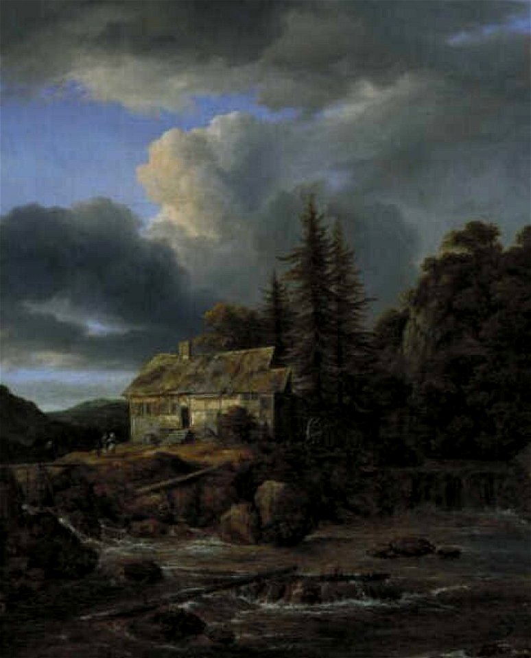 Jacob Isaacksz. van Ruisdael - Waterval - 1746 (OK) - Museum Boijmans Van Beuningen