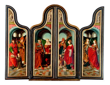 Jacob Cornelisz van Oostsanen, , Kunsthistorisches Museum Wien, Gemäldegalerie - Hieronymusaltar - GG 867 - Kunsthistorisches Museum