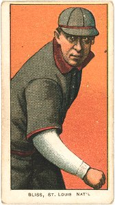 Jack Bliss, St. Louis Cardinals, baseball card portrait LCCN2008676409