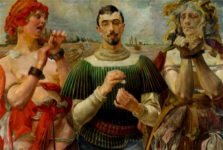 Jacek Malczewski - Polish Hamlet – Portrait of Aleksander Wielopolski - MP 369 - National Museum in Warsaw