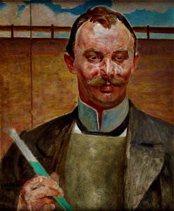 Jacek Malczewski - Portrait of Alfred Stepko - MNK II-b-26 - National Museum Kraków