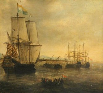 Jacob Adriaensz. Bellevois (c.1621-1676) - The Dutch Ship 'Eendracht' - BHC0829 - Royal Museums Greenwich