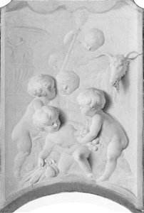 Jacob de Wit - Schoorsteenstuk uit de Prins Hendrikkade 142 - KA 16012 - Amsterdam Museum