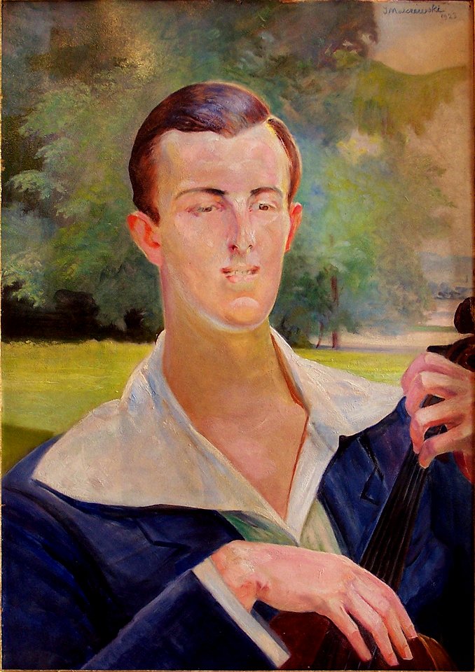 Jacek Malczewski - Portret mężczyzny z wiolonczelą