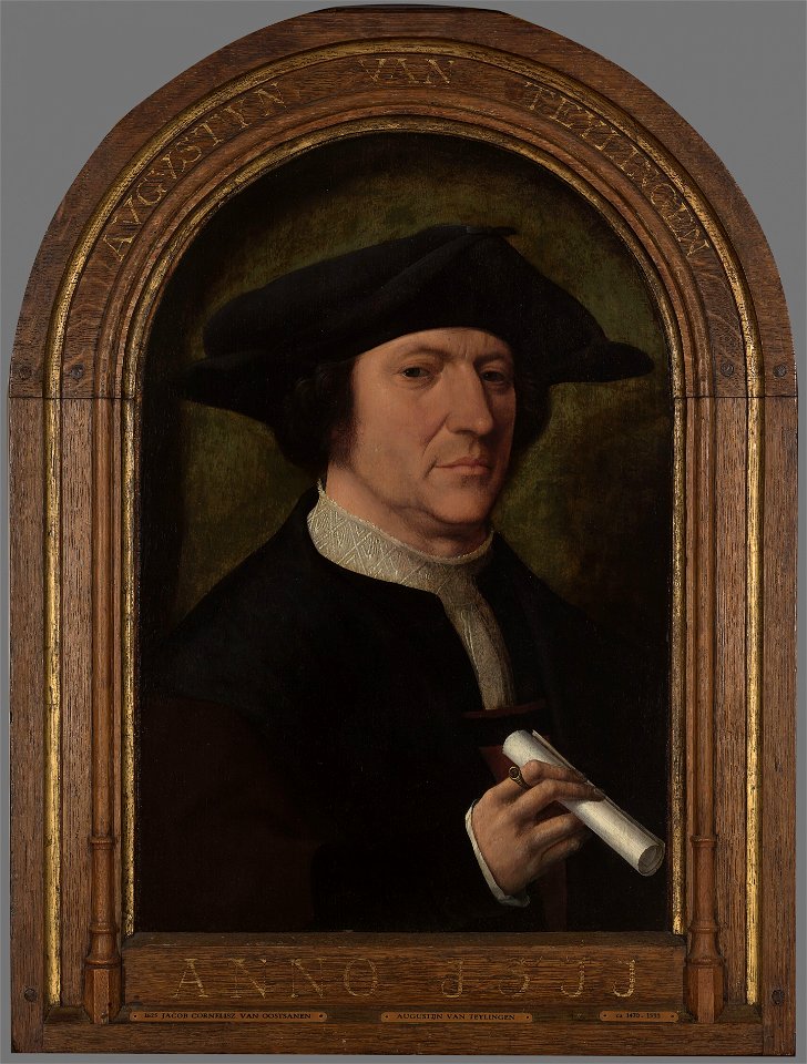 Jacob Cornelisz. van Oostsanen - Portret van Augustijn van Teylingen - 1625 (OK) - Museum Boijmans Van Beuningen
