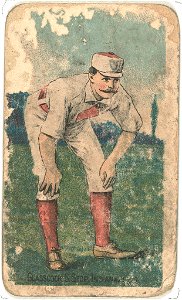 Jack Glasscock, Indianapolis Hoosiers, baseball card portrait LCCN2007680764