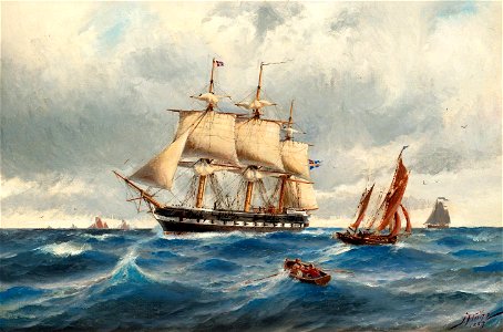 Jacob Hägg - Fregatten Vanadis i Nordsjön