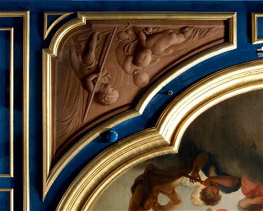 Jacob de Wit - Zijstuk van plafond de dageraad en de jaargetijden - SA 38089.3 - Amsterdam Museum