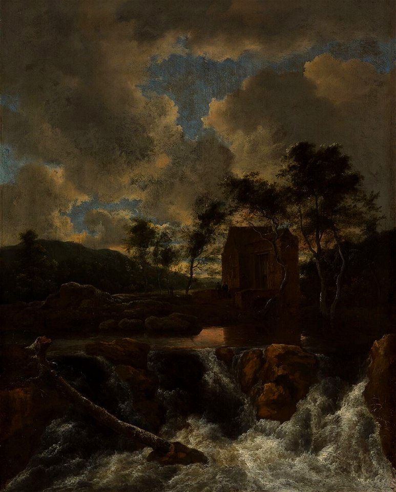 Jacob Isaacksz. van Ruisdael - Landschap met waterval - 2521 (OK) - Museum Boijmans Van Beuningen