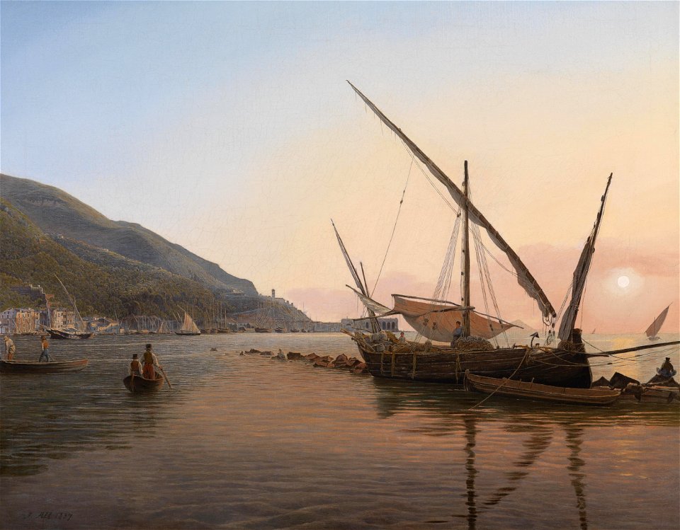 Jacob Alt Castellamare am Golf von Neapel 1837