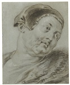Jacob Jordaens (I) - Head of a man, turned to the right