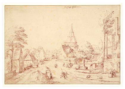 Jacob Grimmer (attr.) - Village view