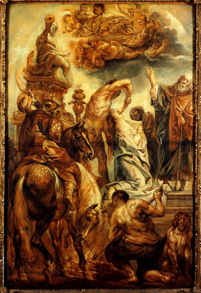 Jacob Jordaens - Le Martyre de Sainte Apolline - PDUT947 - Musée des Beaux-Arts de la ville de Paris