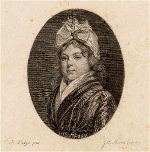 Jacob Ernst Marcus - Portret van Anna Maria Hogguer-Ebeling