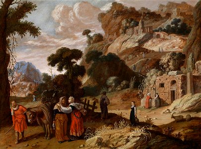 Jacob Symonsz Pynas Ruth beschliesst mit Naomi nach Bethlehem zu ziehen
