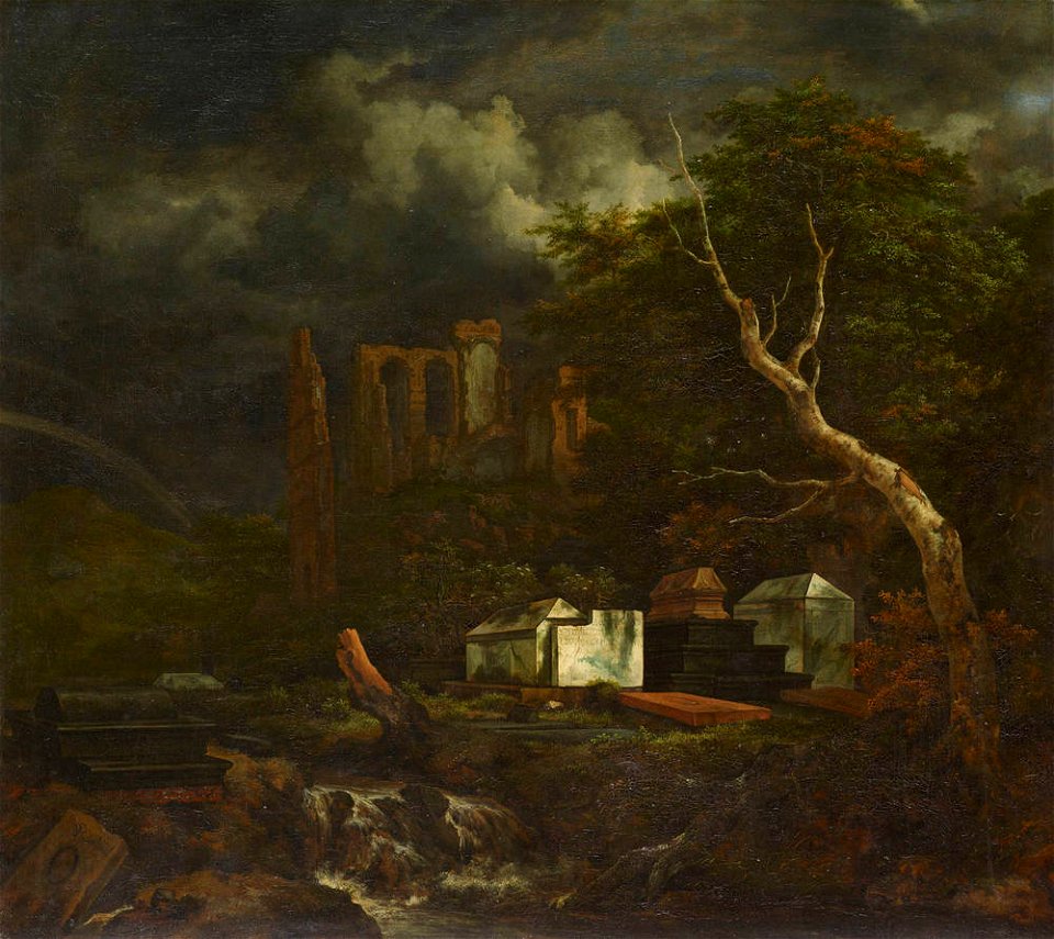 Jacob Isaacksz. van Ruisdael - The Jewish Cemetery - WGA20485