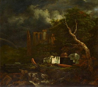 Jacob Isaacksz. van Ruisdael - The Jewish Cemetery - WGA20485