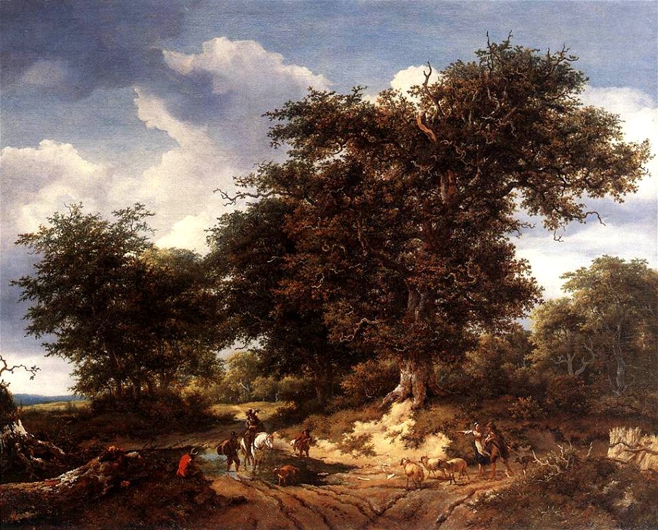 Jacob Isaacksz. van Ruisdael - The Great Oak - WGA20471