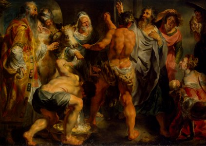 Jacob Jordaens (I) - Paulus en Barnabas te Lystra (Hand.14-16-18) - ГЭ-491 - Hermitage Museum. Free illustration for personal and commercial use.