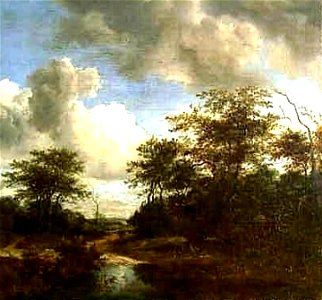 Jacob Isaacksz. van Ruisdael - Zandweg tussen geboomte - 1743 (OK) - Museum Boijmans Van Beuningen