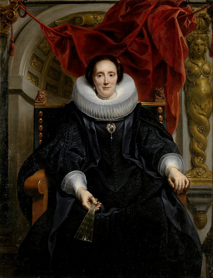 Jacob Jordaens - Portret van Catharina Behaghel
