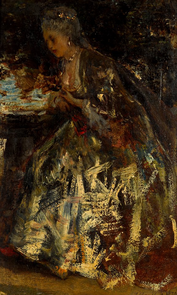 Jacob Maris - The little marquise - Google Art Project